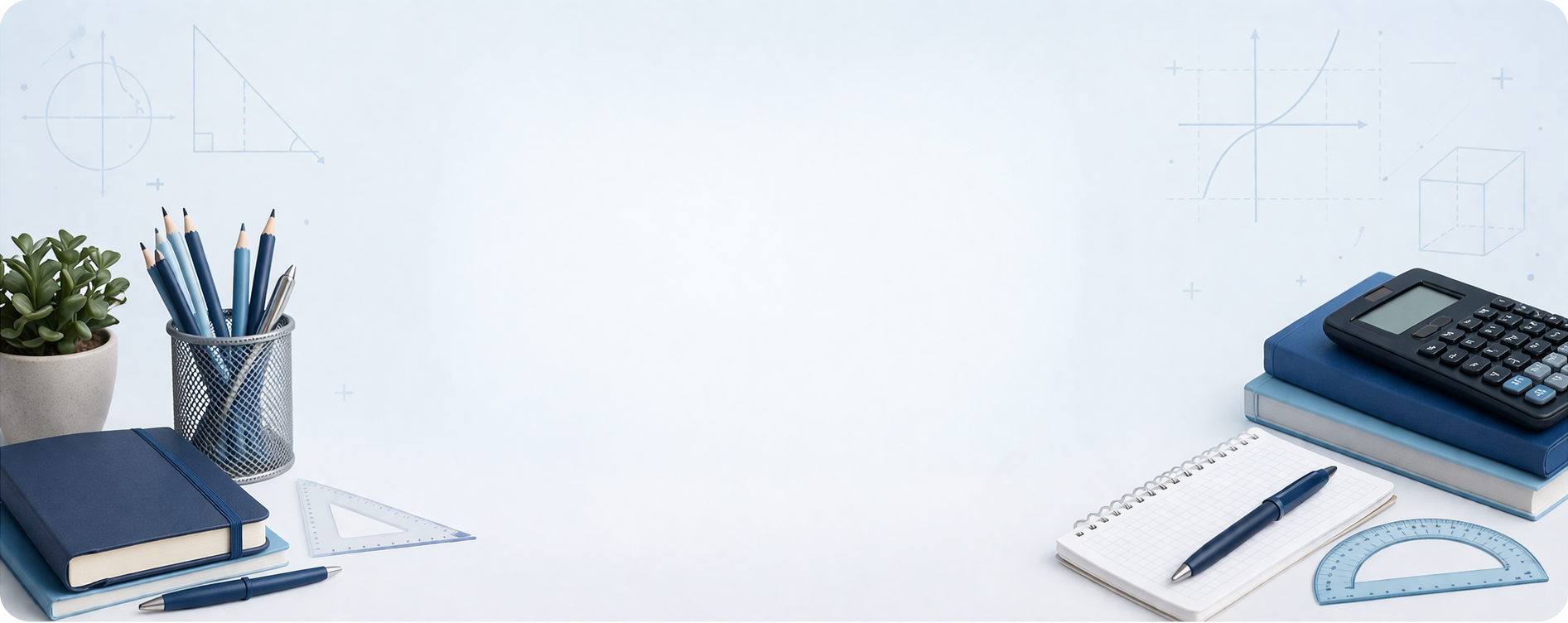 Étudiant travaillant sur ses exercices de mathématiques avec concentration